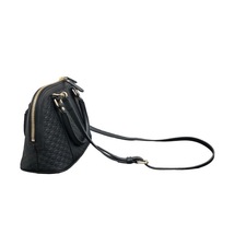 グッチ GUCCI 2Wayハンドバッグ 449654 ブラック マイクログッチシマ ショルダーバッグ レディース 中古_画像3