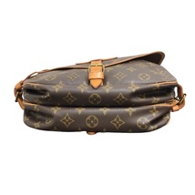 ルイ・ヴィトン LOUIS VUITTON ソミュール30 M42256 ブラウン モノグラムキャンバス ショルダーバッグ ユニセックス 中古_画像4