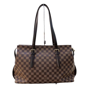 ルイ・ヴィトン LOUIS VUITTON チェルシー N51119 ブラウン　ゴールド金具 ダミエキャンパス トートバッグ レディース 中古