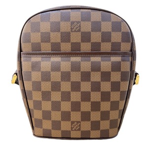 ルイ・ヴィトン LOUIS VUITTON イパネマPM N51294 ブラウン　ゴールド金具 ダミエ ショルダーバッグ レディース 中古