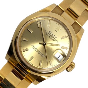  Rolex ROLEX Date Just 31 278248 Gold K18YG wristwatch lady's used 