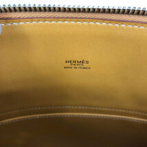 エルメス HERMES ボリード31 □D刻 キャラメル ゴールド金具 シャモニー・ヴィブラート ハンドバッグ レディース 中古_画像5