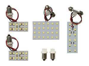 日産 キューブ Z11系 LED ルームランプ 4点 SMD 室内灯 ホワイト TN-6061