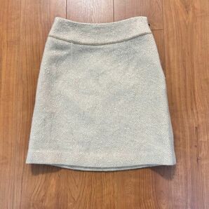 【小さいサイズ】5号■ef-de■ツイード台形スカート■スカート ミニスカート