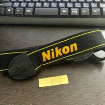 【送料無料・純正】 Nikon ニコン カメラ ストラップ 黄色(イエロー)×黒色(ブラック)　8_画像1