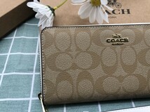 コーチ COACH 財布 長財布 ロゴ シグネチャー メンズ レディース ウォレット 新品 プレゼント ブランド ラウンドファスナー A172_画像2