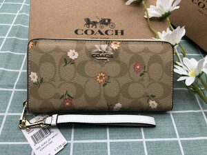 COACH 財布 コーチ 長財布 レディース レザー プレゼント アラウンド ウォレット 新品 未使用 ブランド ロゴ シグネチャー ギフト C175