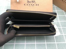 コーチ COACH 財布 長財布 プレゼント ロゴ シグネチャー レザー メンズ レディース 贈り物 ウォレット 新品未使用 ブランド ギフト C183_画像9