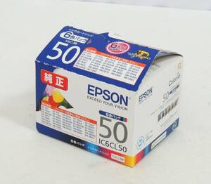 □ 【使用期限切れ】 EPSON エプソン 純正 インクカートリッジ IC6CL50 6色パック つよインク200 開封済み 未使用品 保管品　③