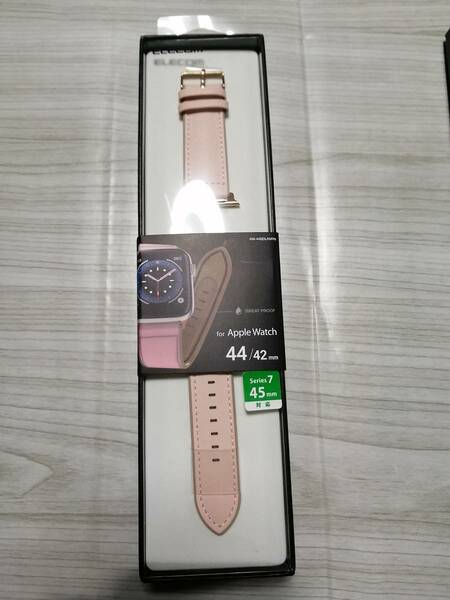 エレコム Apple Watch 用 アップルウォッチ バンド 44 / 42 mm AW-44BDLHVPN　4549550207362 ピンク