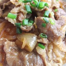 ジョイグルメ「牛丼の素DX-10食」USA牛使用/日東ベスト_画像2