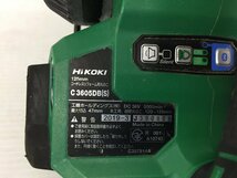 ●HIKOKI ハイコーキ C3605DB(S) コードレス リフォーム用 丸のこ マルノコ 125mm 36V 本体のみ【20399494】_画像5