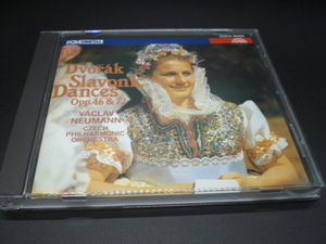 1CD　ドヴォルザーク：スラヴ舞曲・全曲　作品46・72　ノイマン/チェコ・フィル　1985年　国内盤　倉5