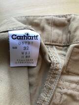 carhartt ワークパンツ W32 カーキ_画像7