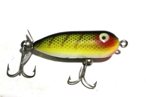 ■s3682 HEDDON TORPEDO ヘドン タイニー トーピード 吹き目 オールド 希少 横割れ l ベタ■