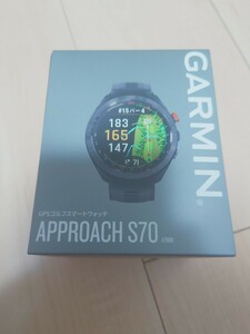 【新品】ガーミン GARMIN アプローチ Approach s70 GPSゴルフナビ スマートウォッチ ゴルフウォッチ ブラック 47mm