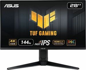 ASUS TUF Gaming VG28UQL1A ゲーミングモニター 28型 4K UHD(3840 x 2160) Fast IPS 144Hz NVIDIA G-Sync compatible AMD FreeSync Premium