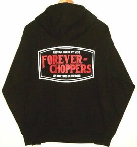 新品 VISE レッドテイル バイカー仕様 スウェット プルオーバー パーカー フーディー 【FOREVER-CHOPPERS】 (Mサイズ) 黒 REDTAIL バイス