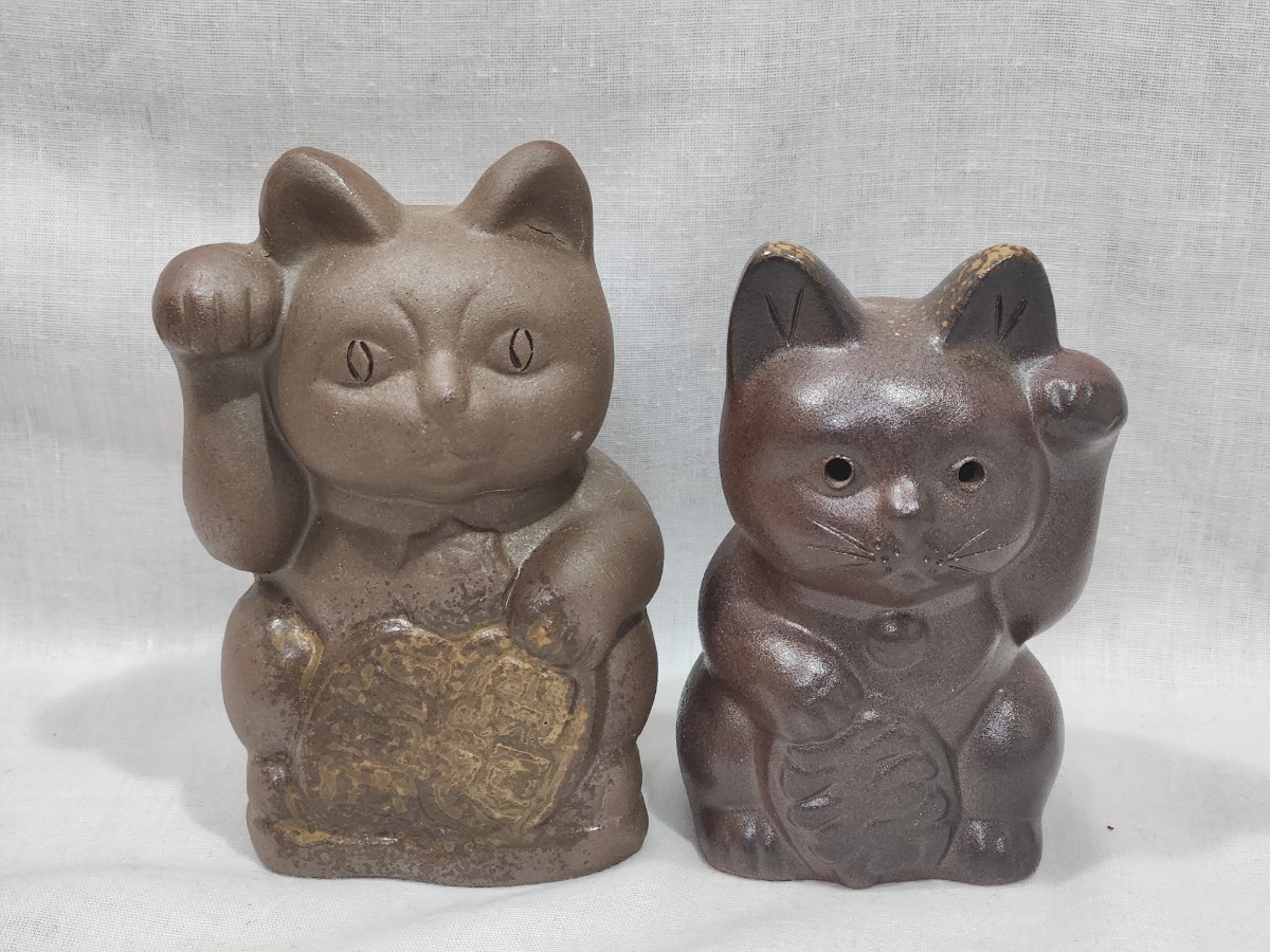 Yahoo!オークション -「招き猫」(備前) (日本の陶磁)の落札相場・落札価格 Yahoo!オークション -「招き猫」(備前) (日本の陶磁)の落札相場・落札価格