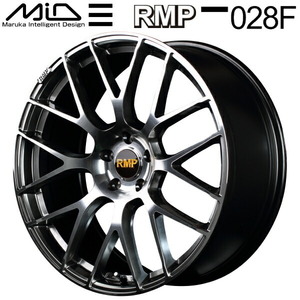 MID RMP 028F ホイール4本 ハイパーメタルコート/ミラーカット 9.0J-21inch 5H/PCD114.3 inset+38