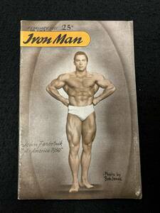 【302雑誌】アイアンマン　Iron Man 25c　1951年　ボディビルダー　2月