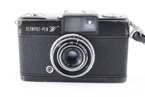 【人気のPEN W 動作OK】　OLYMPUS オリンパス ペン PEN W ワイド E.ZUIKO 25mm F2.8 ハーフサイズカメラ 同梱可能 #8814