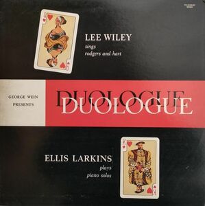 Lee Wiley / Ellis Larkins【国内盤 Vocal LP】 Duologue (Trio / Storyville PA-6132) 1980年 / 1954年録音