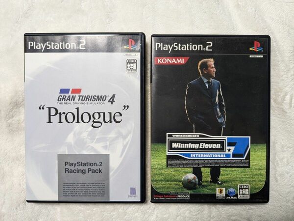 【PS2】GRAN TURISMO 4 Prologue＆ワールドサッカー ウイニングイレブン7 インターナショナル 2つセット