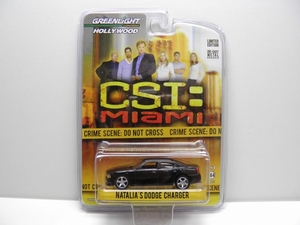 絶版品 グリーンライト greenlight 1/64 GL Hollywood Series 1 2008 Dodge Charger - 2008 ダッチ チャジャー (CSI Miami (2002-2010))