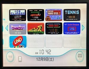 Wii本体シロ 【バーチャルコンソール9本入】パンチアウト マリオ ファミコンウォーズ エレベーターアクション アイスクライマー