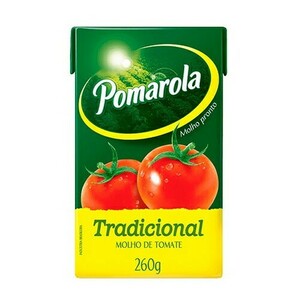  томатный соус упаковка poma роллер 260g Molho de Tomate Pomarola