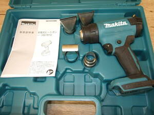 Makita　マキタ　充電式ヒートガン　HG181D　本体/ケース/ノズル/説明書　バッテリー/充電器なし別売　中古/通電/作動確認品　