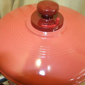 アルミ 蒸し鍋 IH不可 2段鍋 蒸篭 蒸し料理 直径約２８㎝ 全高さ36㎝ 両手鍋 未使用 保管品の画像8