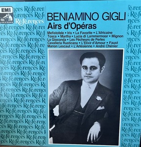 【LP】Beniamino Gigli / Airs D'Operas 仏盤