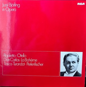 【LP】Jussi Bjorling In Opera　2LP　独盤