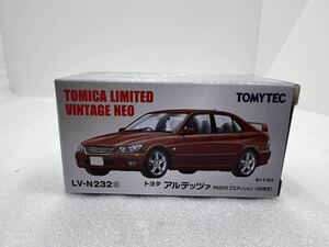 トミカリミテッドヴィンテージNEO LV-N232c トヨタアルテッツァRS200 Zエディション(98年式)