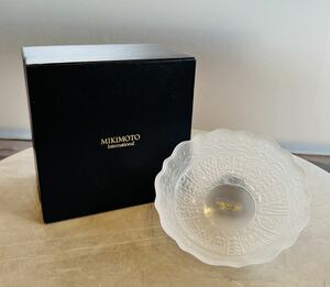 ●【美品】ミキモト 食器 ボウル MIKIMOTO ホワイト 保管品 ●