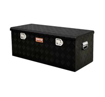 JOB MASTER STORAGE　SJ-200BK（ブラック）万能アルミボックス　工具箱 ツール荷台 トラック 収納1100×470×420mm 　アルミ工具箱_画像1