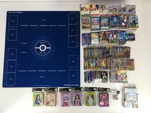 ポケモンカードプレイマット/ヴァイス ウマ娘デッキ/スリーブ ワンピースカード 他 プレイ用 ダメージ品 大量セット まとめ (1) wa◇90