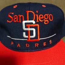 90s SANDIEGO PADRES サンディエゴ パドレス キャップ TWINS製 ウール100% MLB ドジャース 大谷 由伸 チカーノ ダルビッシュ DODGERS _画像2