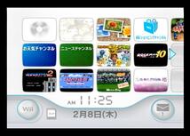 Wii本体のみ 内蔵ソフト8本入/ロックマン10 宇宙からの脅威!!/ポケモン牧場/ロックマン2/ダウンタウン熱血行進曲それゆけ大運動会/他_画像1