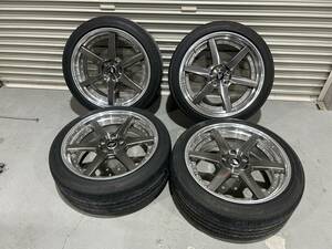 WORK ワーク ZEAST ジースト ST1 ZE1 19インチ8.5J +45 114.3 225/45R19 4本セット エスティマ C-HR