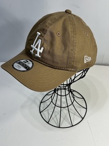 NEW ERA ニューエラ 帽子 キャップ ロゴ LA 茶系 USED 中古 R601