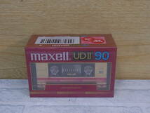 ◎N/142●【未開封品】マクセル maxell☆カセットテープ☆3本セット☆ハイポジション☆UD II 90_画像1