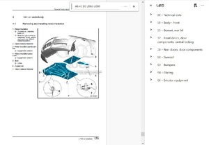 AUDI アウディA8 4E B3 (2002-2009）ワークショップマニュアル＆配線図