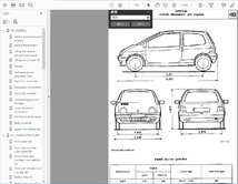 ツインゴ1＆2　トゥインゴ1＆2（1992-2013） ワークショップマニュアル 整備書_画像1