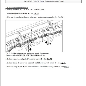 ポルシェ カイエン 955（2003-2006） ワークショップ&配線図 整備書 ①の画像5