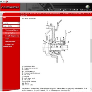 ALFA アルファロメオ 147 電子 マニュアル  整備書 配線図 修理書 e-LEARN 電子整備書  の画像7