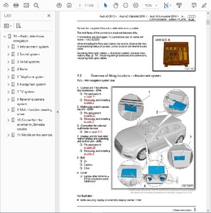 アウディ　Ａ3 8V（2013-2017） 整備書　ワークショップ&サービスマニュアル＆配電図＆ボディリペア 