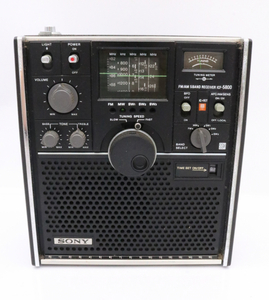 【ト滝】美品 SONY ソニー ICF-5800 1973年発売 スカイセンサー5800 BCLラジオ BFO回路搭載 ECZ01DEW60